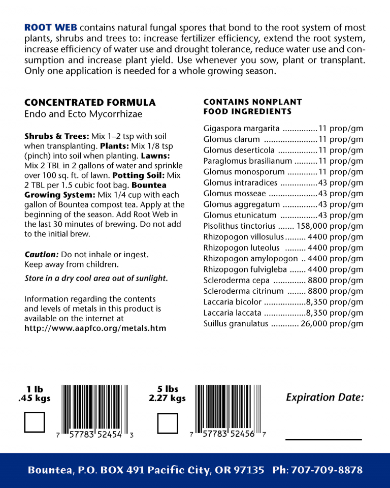 Root Web Mycorrhizae 1lb - Image 2